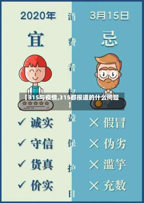 【315与疫情,315都报道的什么问题】-第2张图片