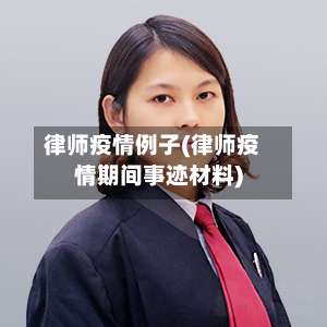 律师疫情例子(律师疫情期间事迹材料)-第2张图片