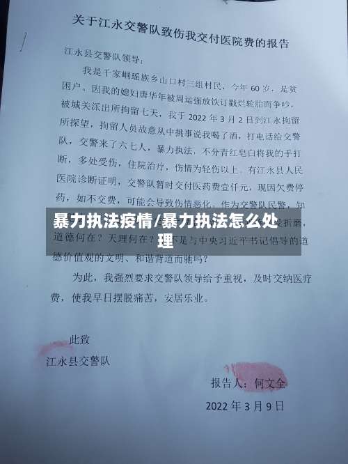 暴力执法疫情/暴力执法怎么处理-第3张图片