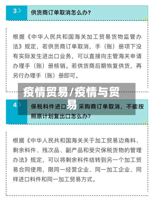 疫情贸易/疫情与贸易-第2张图片