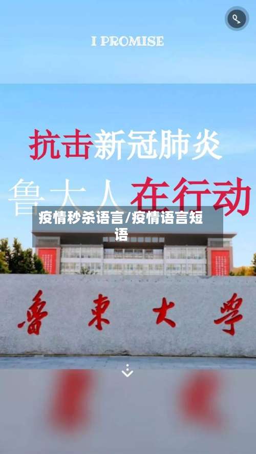 疫情秒杀语言/疫情语言短语